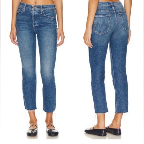 MOTHER THE TOMCAT ANKLE FRAY JEANS ARIGATO MR. ROBOTO - 27